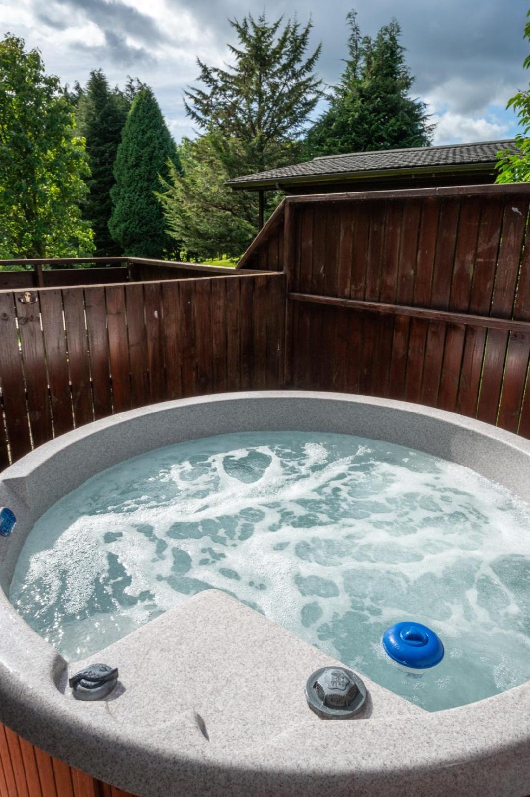 Bluebell Lodge 4 With Hot Tub Newton Stewart Eksteriør bilde